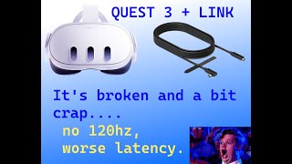 Quest 3 Vs Quest 2 PCVR with Link Cable there is no improvement [upl. by Konstantine769]