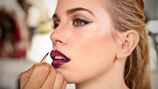 How To Get Perfect Hot Purple Lips [upl. by Secunda]