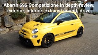 Abarth 595 Competizione in depth review exterior interior exhaust sound drive [upl. by Hyman]