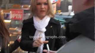 Julia Stiles  Signing Autographs at vH1 in NYC [upl. by Shay]