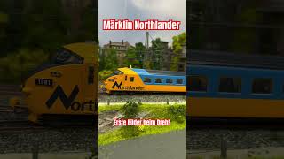 Märklin Northlander fährt die ersten Runden während des Drehs Märklin Northlander Moba [upl. by Anwadal449]