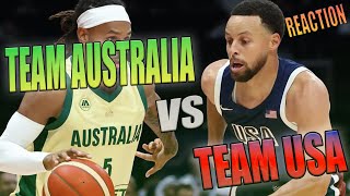 WHAT USA vs Australia Basketball Highlights  LETS GOOOO [upl. by Melgar]