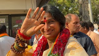 Hyderabad BJP Madhavi Latha Door to Door Campaign at Chandrayangutta  Madhavi Latha Padayatra [upl. by Etirugram]