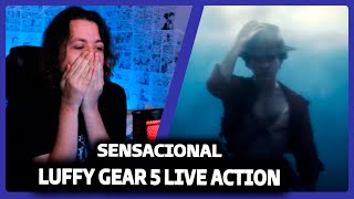 Ele criou a luta LUFFY GEAR 5 vs KAIDO em um LIVE ACTION de ONE PIECE  REACT DO MORENO [upl. by Dnamra]