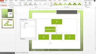 Insertar organigrama en PowerPoint 2013 [upl. by Weisbrodt]