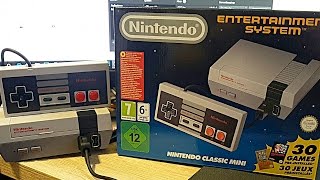 Nintendo Classic Mini Gameplay  Unboxing  Nintendo Entertainment System Mini [upl. by Damicke]