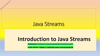 java streams  java 8 streams  functional interface [upl. by Ennovy741]