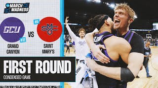 Grand Canyon vs Saint Mary’s  First Round NCAA tournament extended highlights [upl. by Elumas]