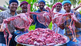 BONE LESS MEAT  Meat Ball Recipe Cooking in Village  Mutton Keema Recipe  Mutton Kola Urundai [upl. by Nobel]