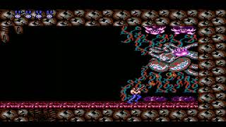 Contra  Stage 8 Aliens Lair Boss Gomeramos King Contra Nes Retro Disparos Ending Credits [upl. by Jacky760]