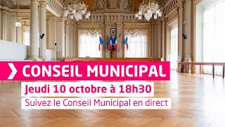 Conseil Municipal du 10 octobre 2024 [upl. by Rosette484]