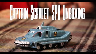 Three authentic phrases Captain Scarlet SPV Unboxing [upl. by Ringe]