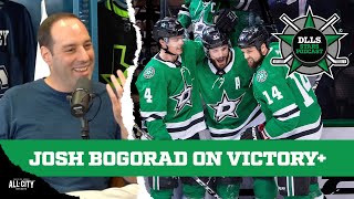 Dallas Stars broadcaster Josh Bogorad on Victory  DLLS Stars Podcast [upl. by Arrotal10]