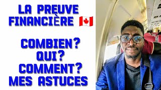 Preuve de fond 🇨🇦 combien dargent  quels documents fournir et comment les obtenir [upl. by Ciprian24]