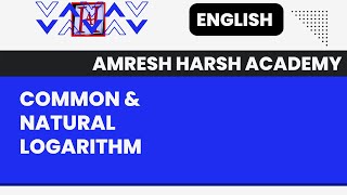 Two types of logarithm in English  Common amp Natural Logarithm  log base change  shorts [upl. by Ahsinit]