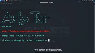 Automatically Change IP Address in every 5 Seconds  100 ANONYMOUS  Kali Linux [upl. by Aynwat]