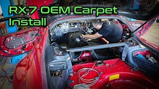 FD RX7 Insulation and Carpet Install [upl. by Etselec440]