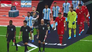 JUARA DUNIA TAKLUK DI TANGAN TIMNAS GARUDA  INDONESIA VS ARGENTINA PES 2021 GAMEPLAY [upl. by Gerstein36]