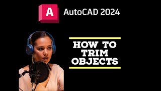 Trim objects in AutoCAD  AutoCAD 2024 Tutorials [upl. by Adiuqal]