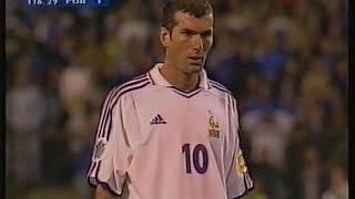 Europei 2000 FranciaPortogallo rigore Zidane  Euro 2000 FrancePortugal Zidane penalty [upl. by Cranston]