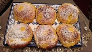 Brioche à la crème  بريوش بالكريمة في المتناول هش ومذاق لذيذ [upl. by Eibot178]