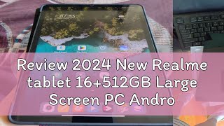 Review 2024 New Realme tablet 16512GB Large Screen PC Android 12 Dual SIM Card WIFI Online Course [upl. by Mook]