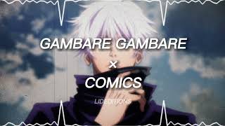 Gambare Gambare × Comics  Mix Edit Audio TikTok Version [upl. by Kilk589]