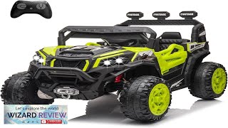 POSTACK 24V Kids Ride on UTV with Remote for Girls Boys 4X4 Review [upl. by Kuehn]