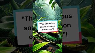 The Venomous Snake Invasion of Pohnpei history facts naturalbeauty snake shorts [upl. by Nerual]