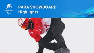 The best of Para Snowboard at Beijing 2022  Paralympic Games [upl. by Spiegleman909]