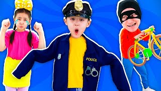 Little Helper  Baby Policeman Song  Wrong Body Parts  Nursery Rhymes amp Kids Songs [upl. by Aralomo]