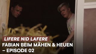 Heuen Mähen Repeat  Lifere nid lafere  E02  Fabian beim Mähen amp Heuen  Swissmilk 2023 [upl. by Killoran]