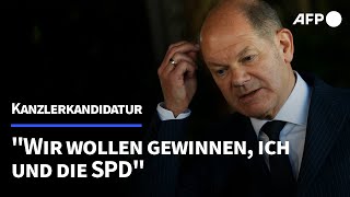 Scholz in Rio quotWir wollen die Wahl gewinnen ich und die SPDquot  AFP [upl. by Aneertak]