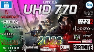 i713700K IGPU TEST  Intel UHD 770 in 15 GAMES  20232024 [upl. by Hairem]