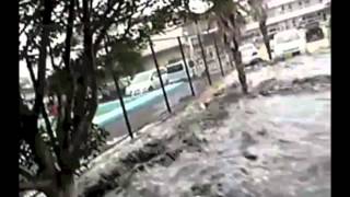 Rare POV Japanese Tsunami Video DRAMATIC ESCAPE [upl. by Eahsel]