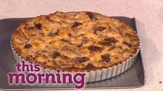 Jamie Oliver Cooks His Panettone Pudding Tart  This Morning [upl. by Denie]