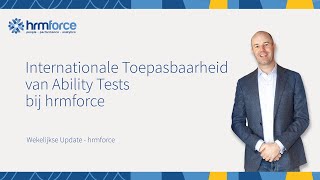 Internationale Toepasbaarheid van Ability Tests bij hrmforce [upl. by Muhcan373]