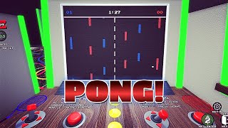 We Found a Cool Arcade with Pong on Roblox [upl. by Yaakov]