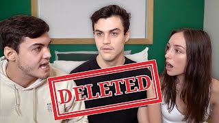 Arguing With My Twins Girlfriend Prank  Dolan Twins Deleted Video [upl. by Vallery]