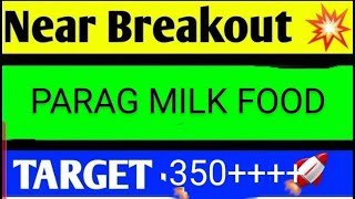 PARAG MILK FOODS SHARE LATEST NEWS TODAYPARAG MILK SHARE TARGETPARAG MIK FOOD SHARE ANALYSIS [upl. by Yessac626]