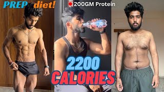 Full Day Of Eating  2200 Calories  PREP DIET  FitVatsav [upl. by Esyle]