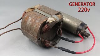 Build a 220V ENERGY GENERATOR at HOME with NO Electricity Bill [upl. by Nimrahc]