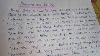 Androcles and the lion storystory writing Androcles and the lion [upl. by Melodie]