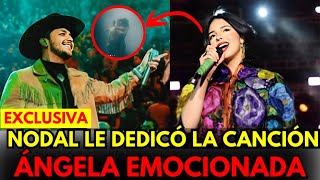 La NOCHE INOLVIDABLE de Christian Nodal y Ángela Aguilar Le dedicó su canción a Ángela [upl. by Atsyrhc]