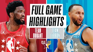 TEAM DURANT vs TEAM LEBRON  FULL GAME HIGHLIGHTS  2022 NBA ALLSTAR [upl. by Prima]