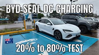 Premium Variant BYD Seal DC Fast Charging Speed Test Sydney Australia [upl. by Razaile596]