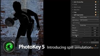 Spill simulation for green screen photos in PhotoKey 5 [upl. by Ahsaeit]