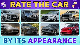 Rate the Car by Its Appearance 🚗  Top 100 Popular Cars  Car Quiz [upl. by Buck337]