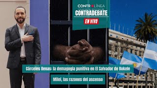 Contradebate  Cárceles llenas la demagogia punitiva en El Salvador de Bukele [upl. by Nnylyt]