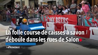 The Crash Line la course folle de caisses à savon de retour à SalondeProvence [upl. by Aisatsanna693]